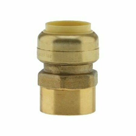 BOSHART Plumb Eeze Adapter, 3/4 in, CTS x FPT, Brass, 200 psi Pressure PENL-PFFA07